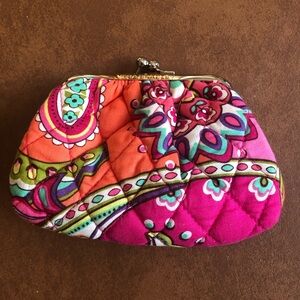 Vera Bradley Colorful Quilted Wristlet